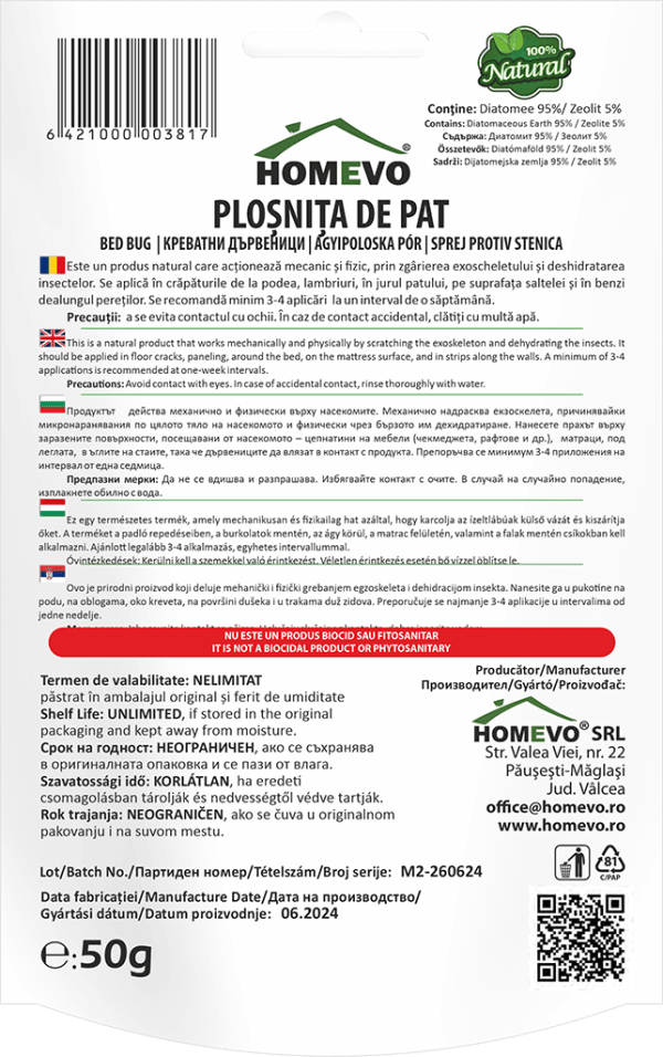 HOMEVO PLOȘNIȚE DE PAT - imagine 2