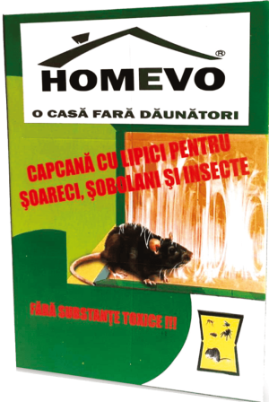 HOMEVO CAPCANĂ CU LIPICI PENTRU ȘOARECI, ȘOBOLANI ȘI INSECTE