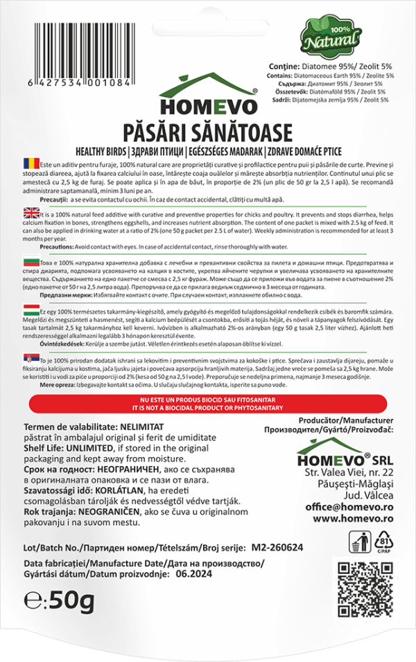 HOMEVO PĂSĂRI SĂNĂTOASE - imagine 2